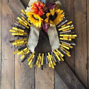 Home made fall wreath